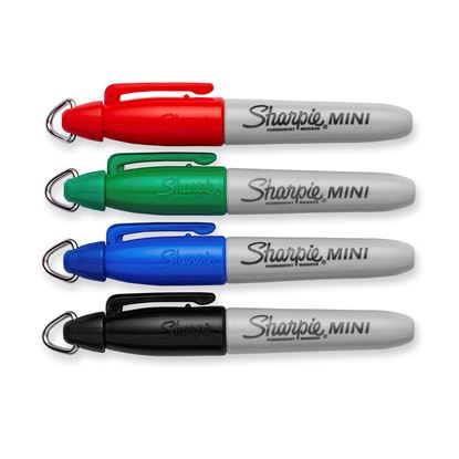 Picture of Sharpie  4-Pack Mini Fine Point Permanent Markers.