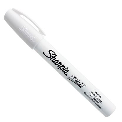 Picture of Sharpie 12-Pack Paint Oil -Based Medium Point White Colour Marker.