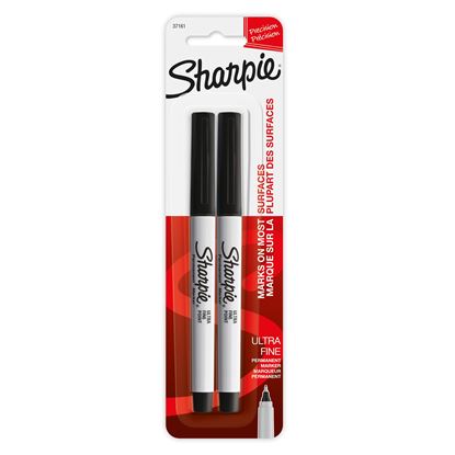 Picture of Sharpie  2-Pack Ultra Fine Point Permanent Black Colour Marker.