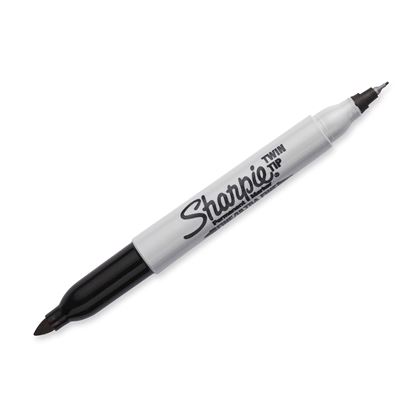 Picture of Sharpie  Single Twin Tip Permanent Marker with Fine & Ultra-Fine Tips.