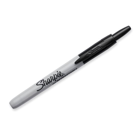 Picture of Sharpie Single Retractable Fine Point Permanent Marker.