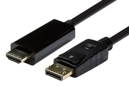 Picture of DYNAMIX 3m DisplayPort 1.2 to HDMI 1.4 Monitor cable. Max