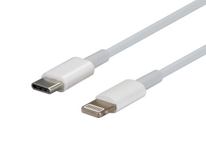 Picture of DYNAMIX 1m USB-C to Lightning Charge & Sync Cable. For Apple