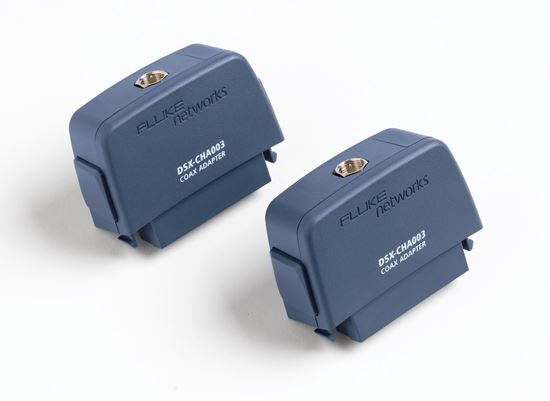 Picture of FLUKE NETWORKS Coaxial Adaptor. Set of 2. Suitable with 50, 75, 93 Ohm