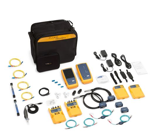 Picture of FLUKE NETWORKS 1Ghz Cable Analyzer with Quad OLTS,  Fiber Inspection