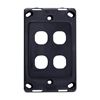 Picture of AMDEX Switch Plate ONLY. 4 Gang Wall Face Plate (Accepts Clipsal