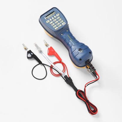 Picture of FLUKE NETWORKS TS52 Pro Test Set with ABN/PP Clips and RJ11 Plug.