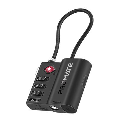 Picture of PROMATE TSA Luggage Lock with Smart Precision Tracking Tag.