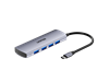 Picture of UNITEK 4-in-1 10Gbps USB Multi-Port Hub with USB-C Connector.