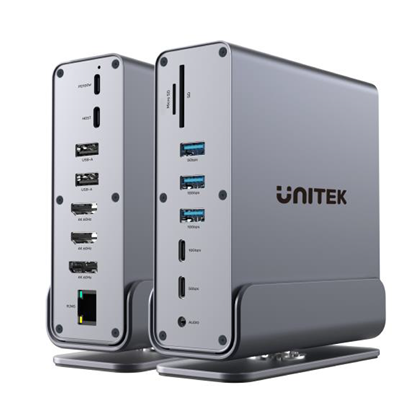 Picture of UNITEK 15-in-1 Universal DisplayLink 4K Docking Station.