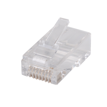 Picture of DYNAMIX Cat6 RJ45 Plug 100pc Jar, 8P8C 2 Piece Modular Plug.