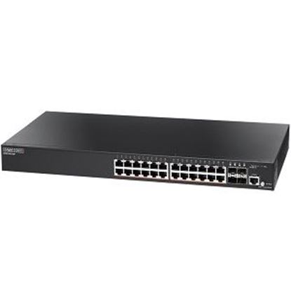 Picture of EDGECORE 24 Port Gigabit PoE+ Web Smart Pro Switch.