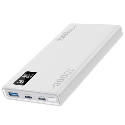 Picture of PROMATE 10000mAh Super Slim Smart Charging Power Bank with 20W Dual