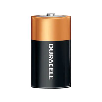 Picture of DURACELL Coppertop D Alkaline Battery. Box of 12