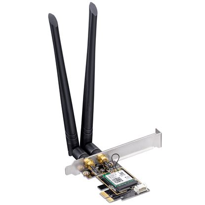 Picture of CUDY AX3000 Wi-Fi 6 Bluetooth Dual Band PCI Express Adapter.