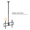 Picture of BRATECK 50"-100"' Ceiling Mount Heavy-Duty Bracket for Large TVs