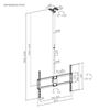 Picture of BRATECK 50"-100"' Ceiling Mount Heavy-Duty Bracket for Large TVs