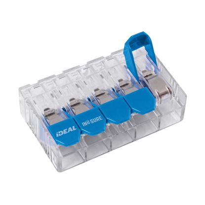 Picture of IDEAL INDUSTRIES 30A 3 Port Wire Connector Lever. 30pc Jar.