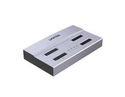 Picture of UNITEK 4-Bay M.2 SSD USB4 Docking Station.