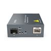 Picture of CTS SFP+ 10G Managed Standalone Media Converter. 1G/10G Fiber to