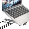 Picture of UNITEK 7-in-1 Multi-Port Foldable Laptop Stand with Docking Station