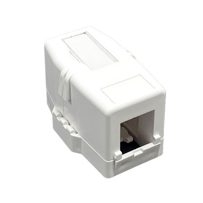 Picture of DYNAMIX 1 Port Unloaded Keystone Surface Mount Enclosure.