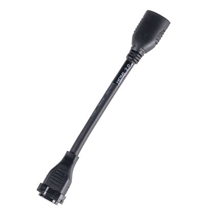 Picture of AMDEX 220mm HDMI Adapter Pigtail High-Speed With Ethernet Rated V2.0