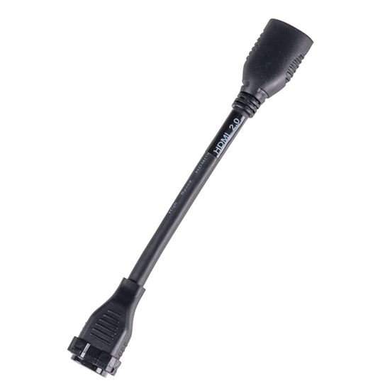 Picture of AMDEX 220mm HDMI Adapter Pigtail High-Speed With Ethernet Rated V2.0