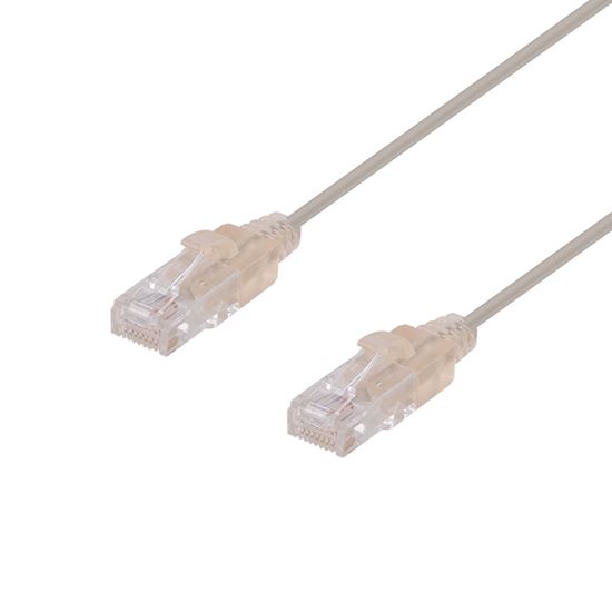 Picture of DYNAMIX 0.15m Cat6A 10G Beige Ultra-Slim Component Level UTP