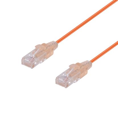 Picture of DYNAMIX 0.15m Cat6A 10G Orange Ultra-Slim Component Level UTP