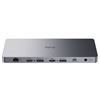 Picture of CUDY 13-in-1 Multi-port 10Gbps Slim USB-C Dual 4k Docking Station with