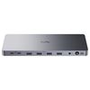 Picture of CUDY 13-in-1 Multi-port 10Gbps Slim USB-C Dual 4k Docking Station with