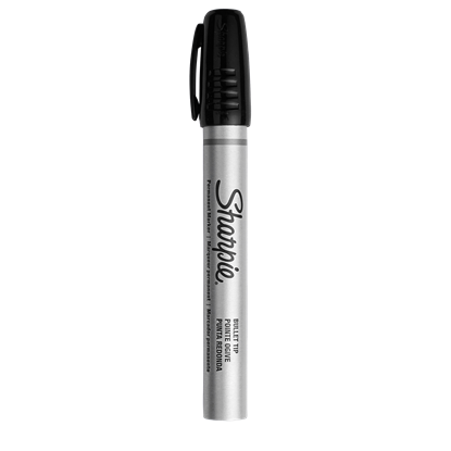 Picture of ##SHARPIE PRO Metal Aluminium Bullet Tip, Black colour (MOQ 12)