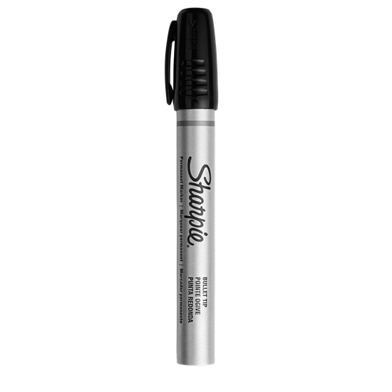 Picture of ##SHARPIE PRO Metal Aluminium Bullet Tip, Black colour (MOQ 12)