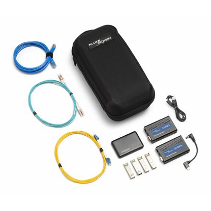 Picture of FLUKE NETWORKS LinkIQ 1GB and 10GB Fiber Media Kit. Includes 1GB and