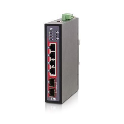 Picture of CTC UNION 4 Port Gigabit Unmanaged Compact Switch. -10C~+60C.