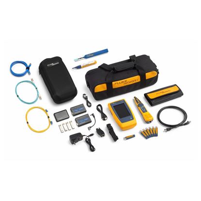 Picture of FLUKE NETWORKS LinkIQ Advanced Kit and Fiber Kit. Includes FMC-10G