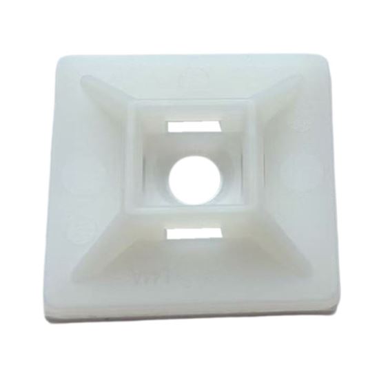 Picture of DYNAMIX 20 x 20mm Self Adhesive Natural Cable Ties Mount.