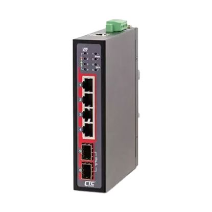 Picture of CTC UNION 4 Port Fast Ethernet Managed Switch. -40C~+75C.