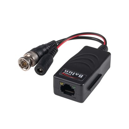 Picture of DYNAMIX CCTV Balun - Cat6/5e to BNC Convertor with power.