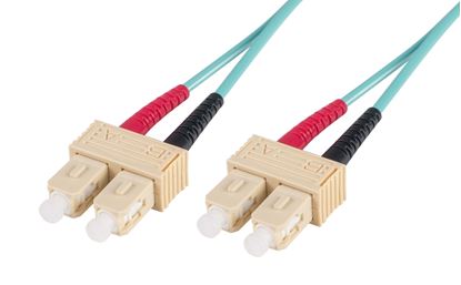 Picture of DYNAMIX 7.5M 50u SC/SC OM3 Fibre Lead (Duplex, Multimode)