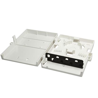 Picture of DYNAMIX Fibre Wall Enclosure 8 Port ST Simplex Unloaded. Dimensions: