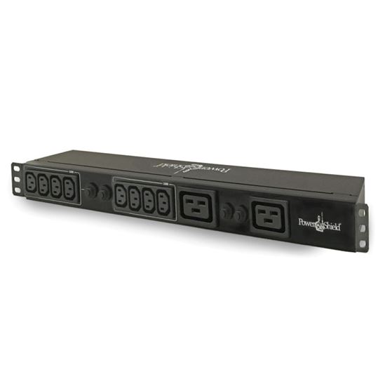 Picture of POWERSHIELD 10-Port 1RU Horizontal Power Rail with Hardwired Input