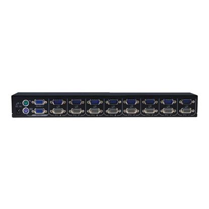 Picture of REXTRON 1-8 USB/PS2 Dual Video (VGA) KVM Switch.  8x 1.8m USB