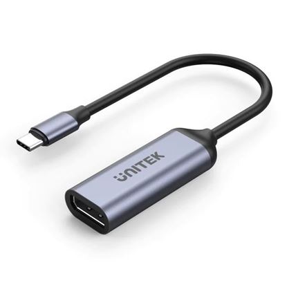 Picture of UNITEK Slim USB-C to DisplayPort Converter. Convert USB-C to