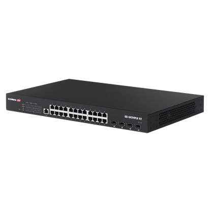 Picture of EDIMAX 24 Port Gigabit PoE+ Web Smart Surveillance Switch with 4