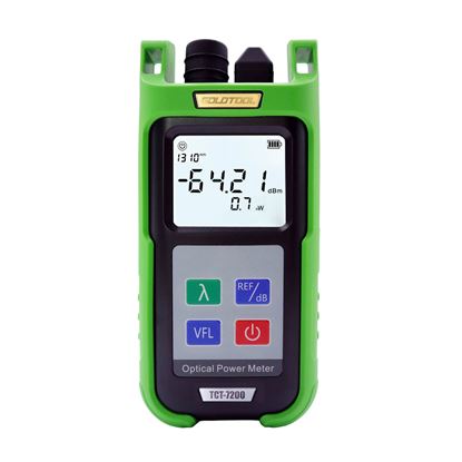 Picture of GOLDTOOL Optical Power Metre with VFL. Laser Range up to 30kms.