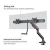 Picture of BRATECK 17"-32" Gas Spring Dual Monitor Arm.