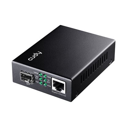 Picture of CUDY Gigabit SFP Media Converter Gigabit RJ45 Port to SFP Slot