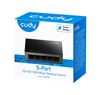 Picture of CUDY 5-Port Gigabit Unmanaged Desktop Switch in Plastic Case.